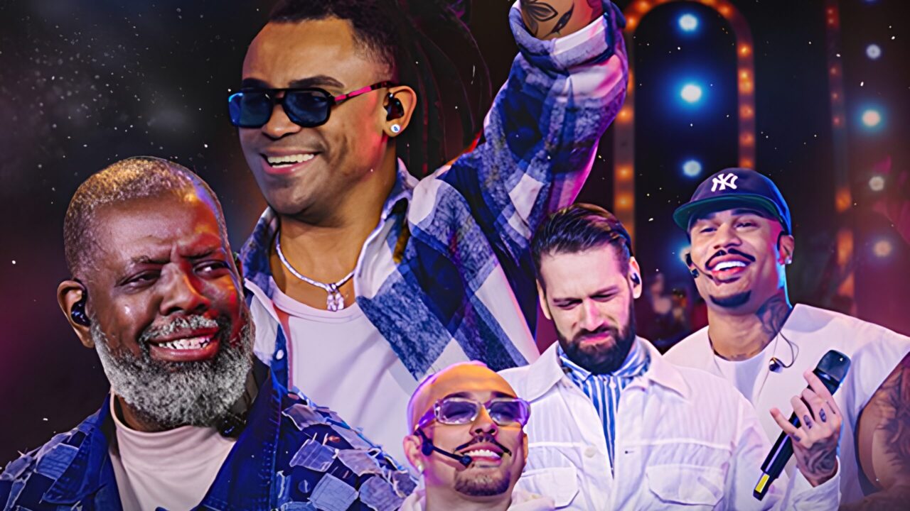 Hulk chega à Cidade do Galo com os filhos ao som de “Imparável”, do Akatu e Péricles